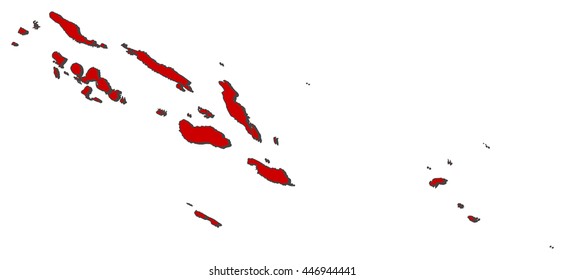 Map - Solomon Islands