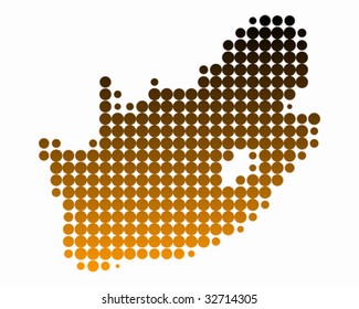 Map of South Africa