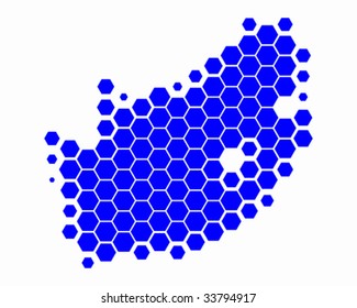 Map of South Africa