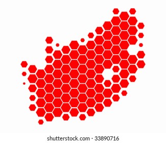 Map of South Africa