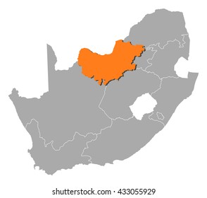 Map - South Africa, North West