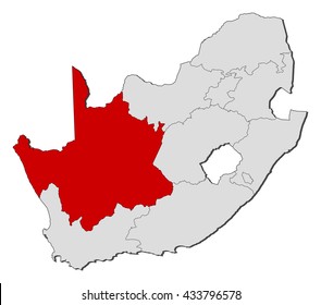 Map - South Africa, Northern Cape