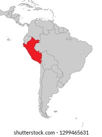 Map of South America