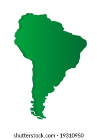 map of south america