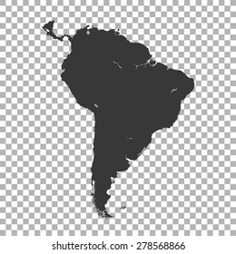 map of south america