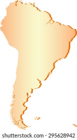 Map of South America
