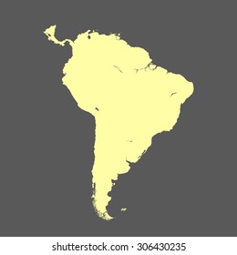 map of South America