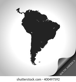 map of South America