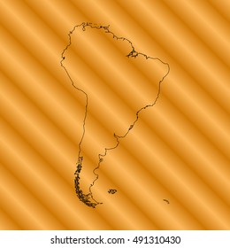 Map of South America