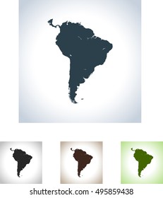 map of South America