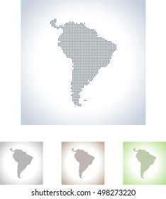 map of South America