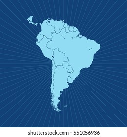 mapa de Sudamérica