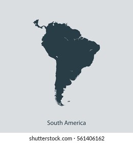 map of South America