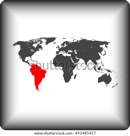 map of South America