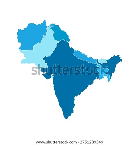 Map of South Asia Pacific