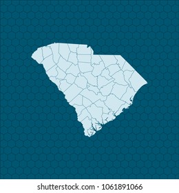 map of South Carolina
