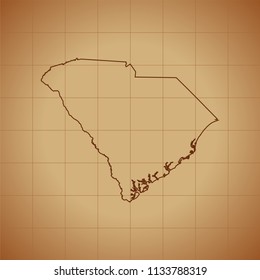 map of South Carolina