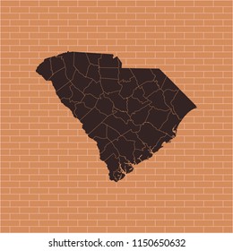 map of South Carolina