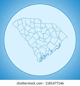 map of South Carolina