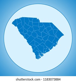 map of South Carolina