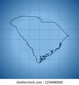 map of South Carolina