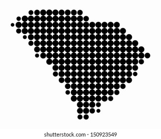 Map of South Carolina