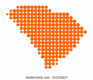 Map of South Carolina
