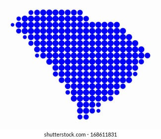 Map of South Carolina