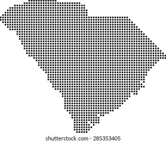 map of South Carolina
