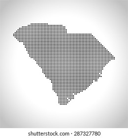 map of South Carolina