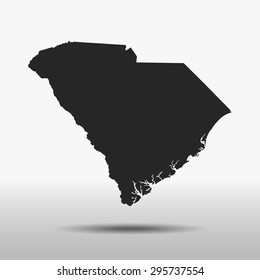 map of South Carolina