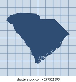 map of South Carolina