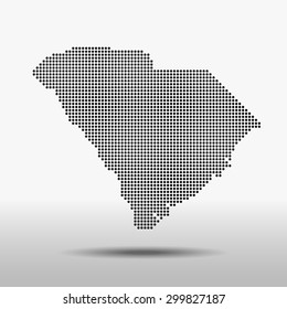 map of South Carolina