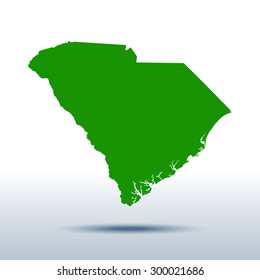 map of South Carolina