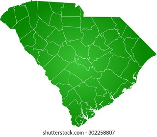 map of South Carolina
