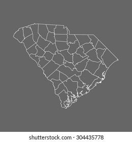 map of South Carolina