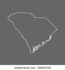 map of South Carolina