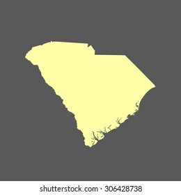 map of South Carolina