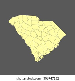 map of South Carolina
