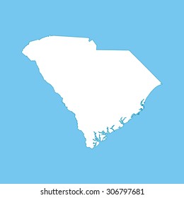 map of South Carolina