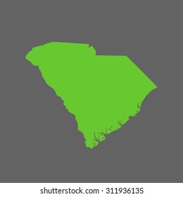 map of South Carolina