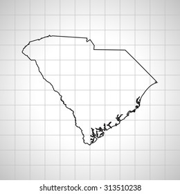 map of South Carolina