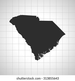 map of South Carolina
