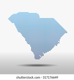 map of South Carolina