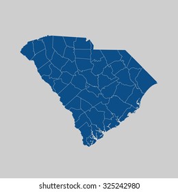 map of South Carolina
