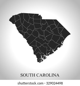 map of South Carolina