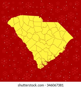 map of South Carolina