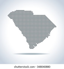 map of South Carolina