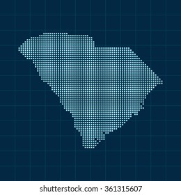 map of South Carolina
