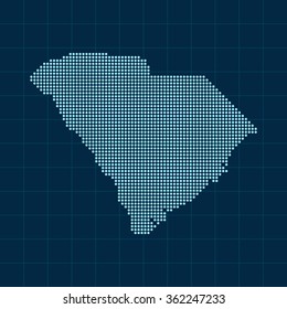 map of South Carolina